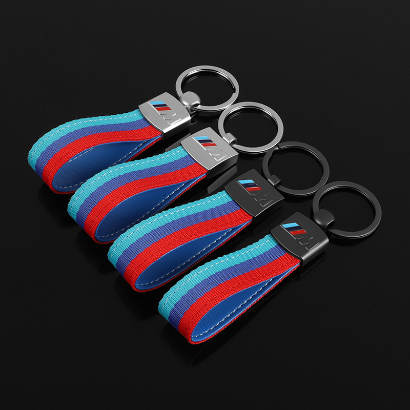 Outdoor Sport Logo - Llavero de cuero de lujo con