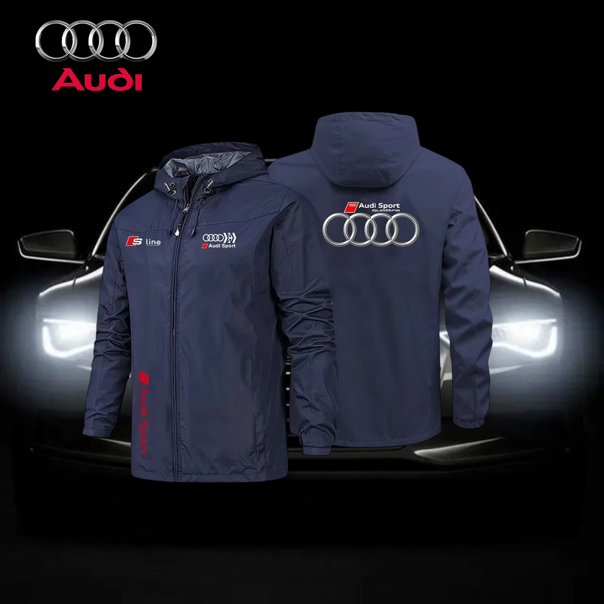 Outdoor Sport Logo - Chaqueta Deportiva Impermeable y Transpirable para
