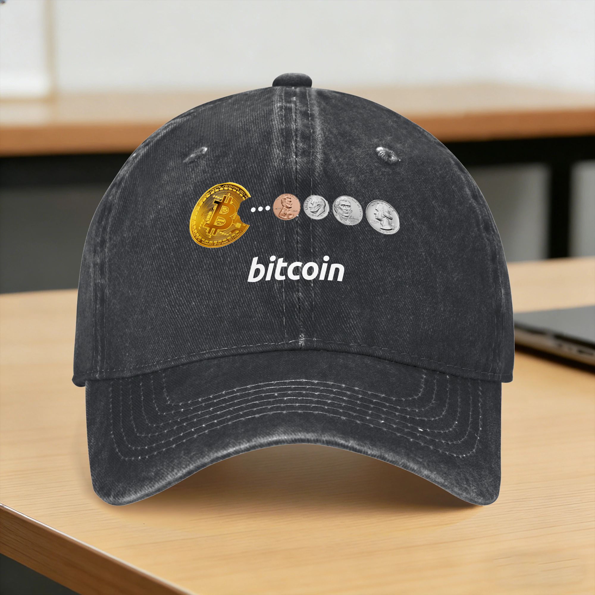Outdoor Sport Ideas - Gorra de béisbol Bitcoin Sun y2k,