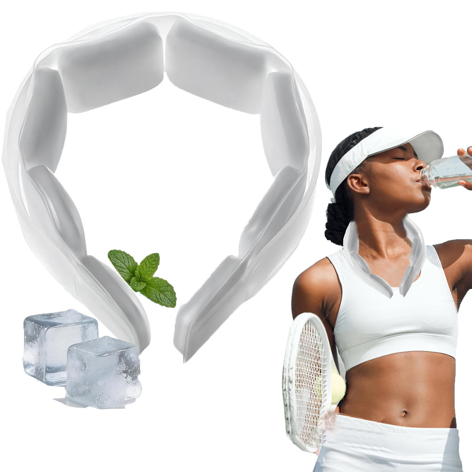 Outdoor Sport Hose - Anillo de Hielo Reutilizable para el