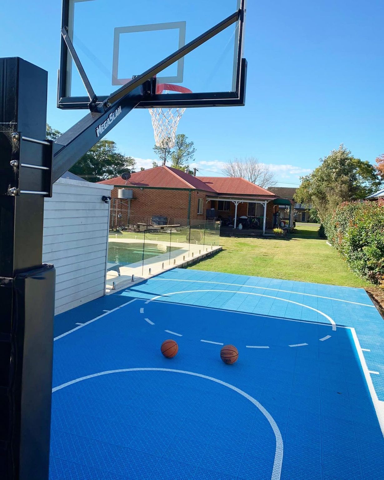 Outdoor Sport Floor Tiles - Material Inteligente de Plástico para Canchas