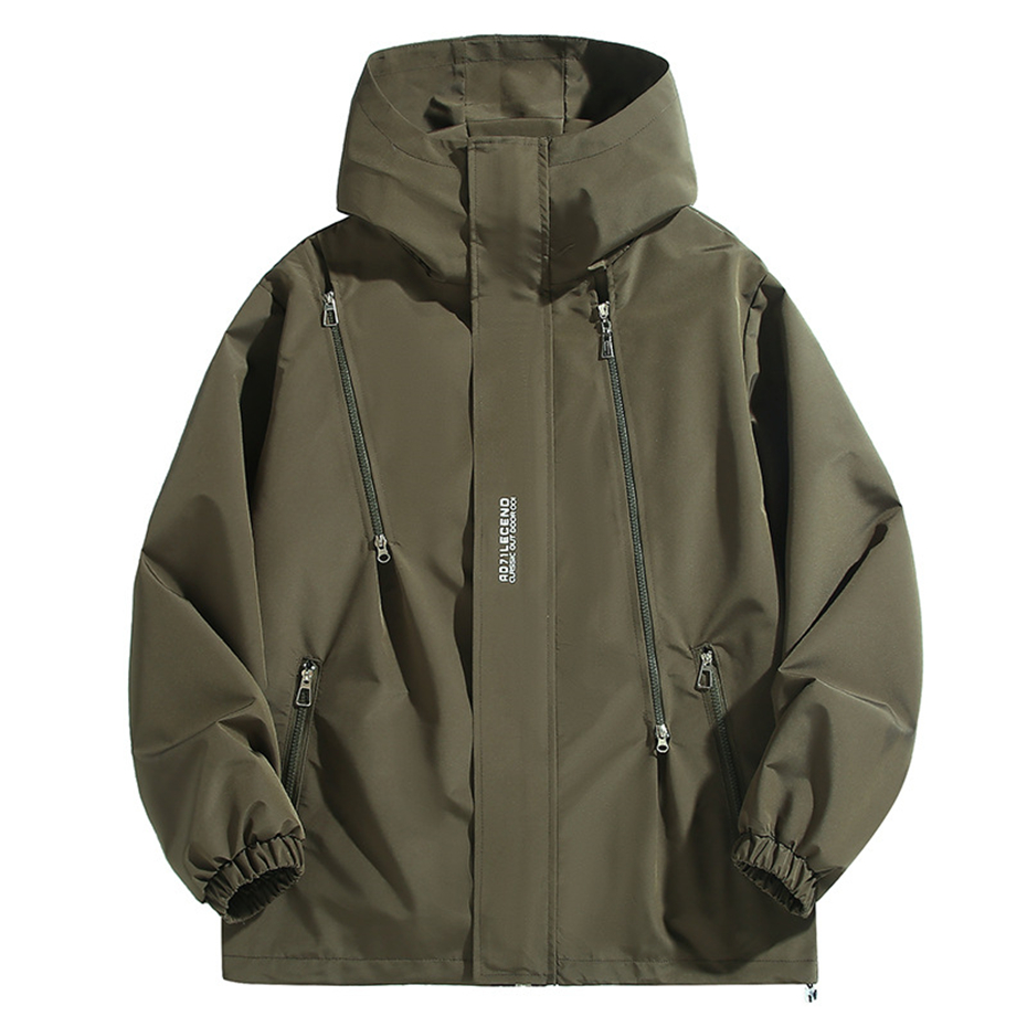 Cortavientos de talla grande 1 - Outdoor Sport Waterproof Jacket reseña y precio