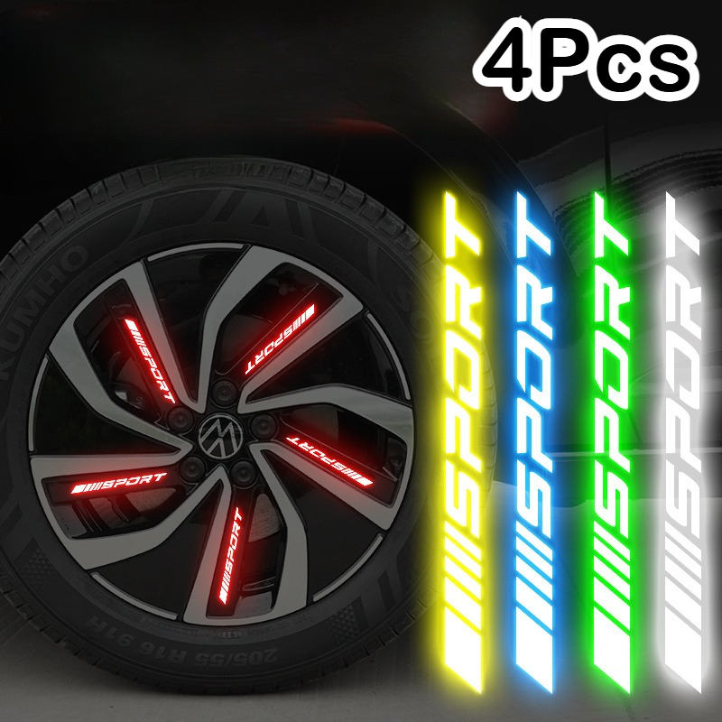 4 Uds pegatina de raya reflect - Outdoor Sport Logo reseña y precio