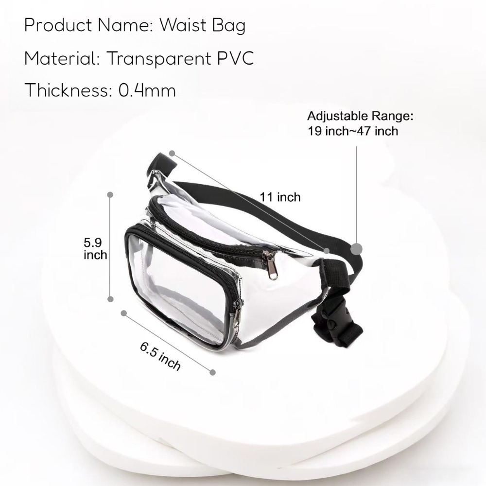 Riñonera Transparente de PVC,  - Outdoor Sport Bag reseña y precio
